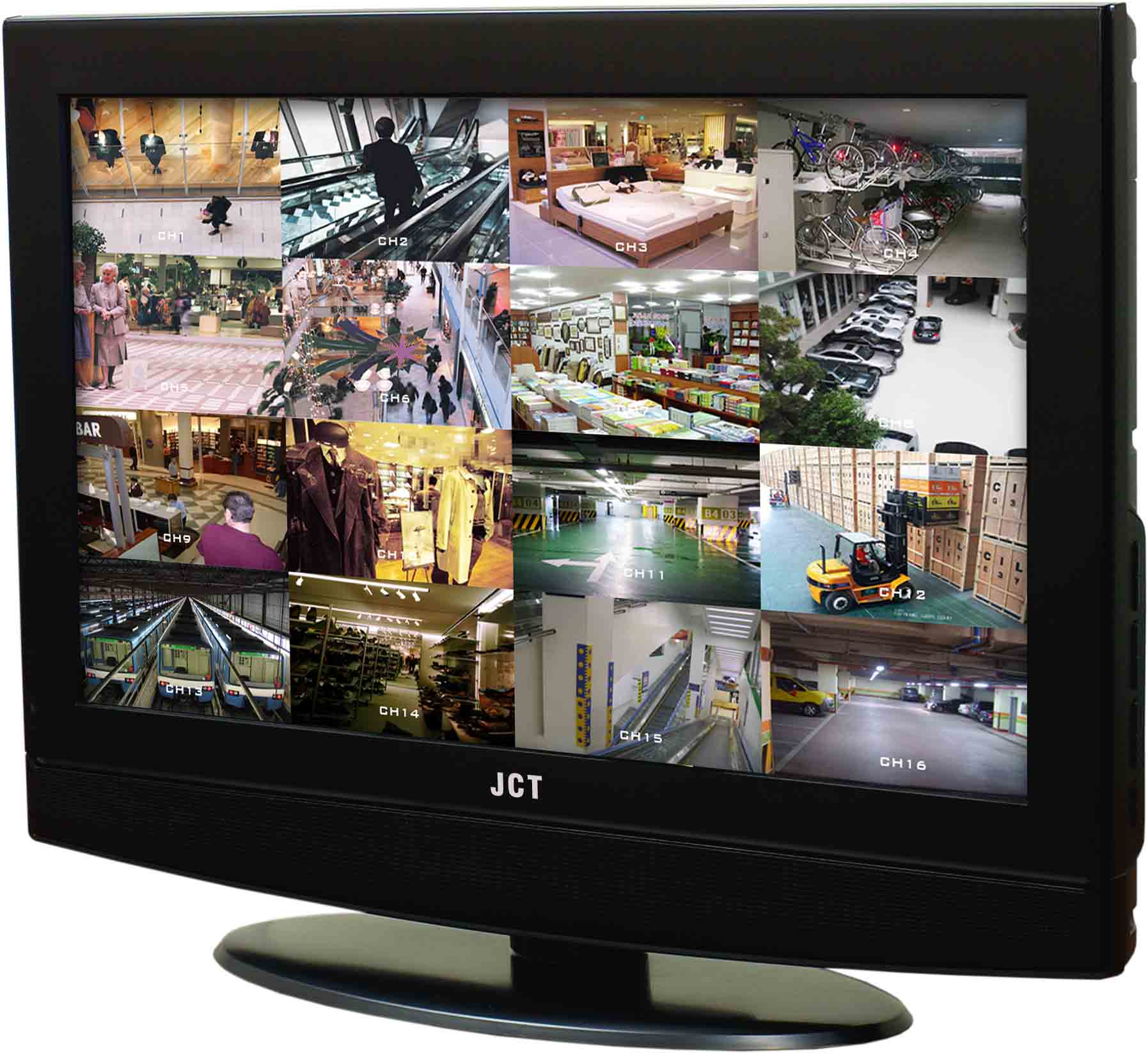 BW inch LCD Color Multimedia Monitor CCTV Monitor: Amazon